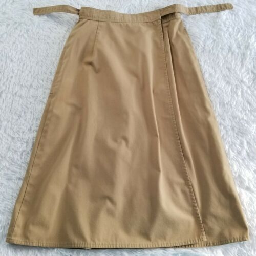 Vintage Women's Hand Painted Wrap Around Skirt Small S Canadian Geese Khaki - Fresh Stock Dated March 2026