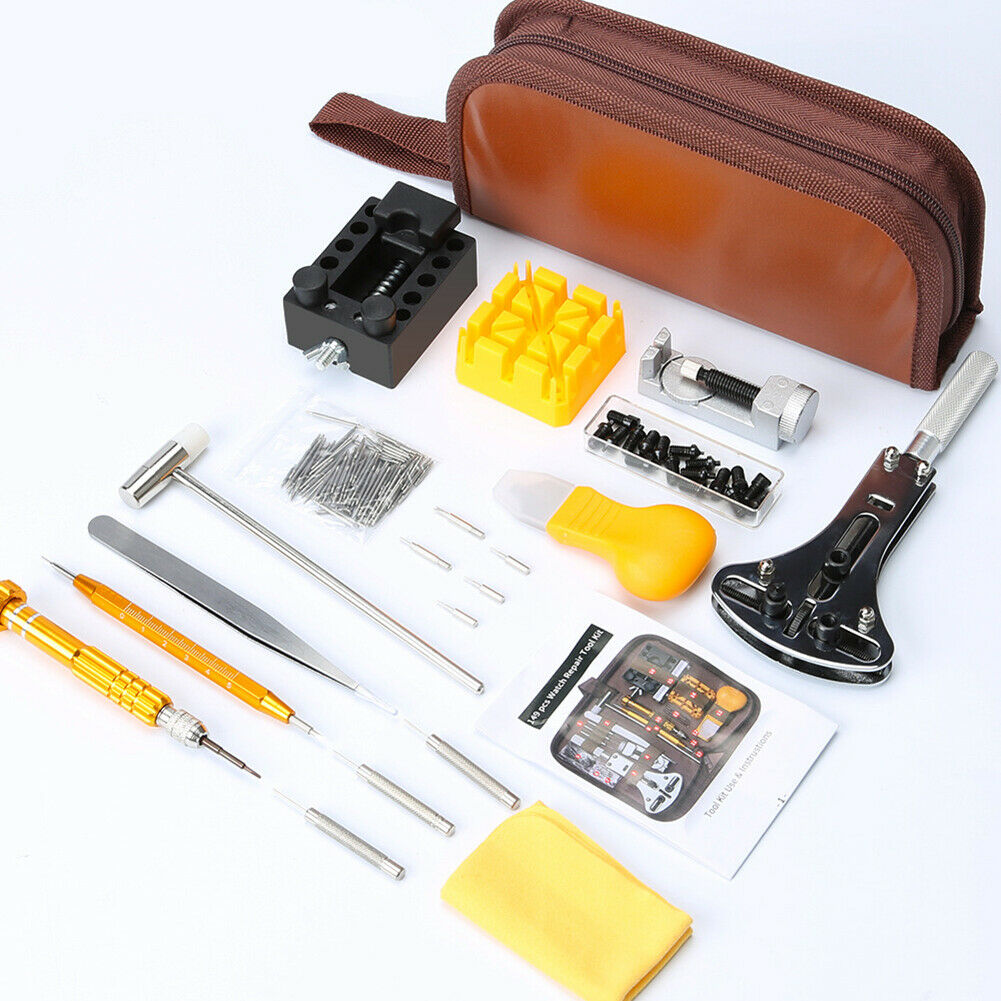 Watch Repair Tool Kit Spring Bar Tool Set,Case Opener,Watch Case Press with Case - Fresh Stock Dated February 2026