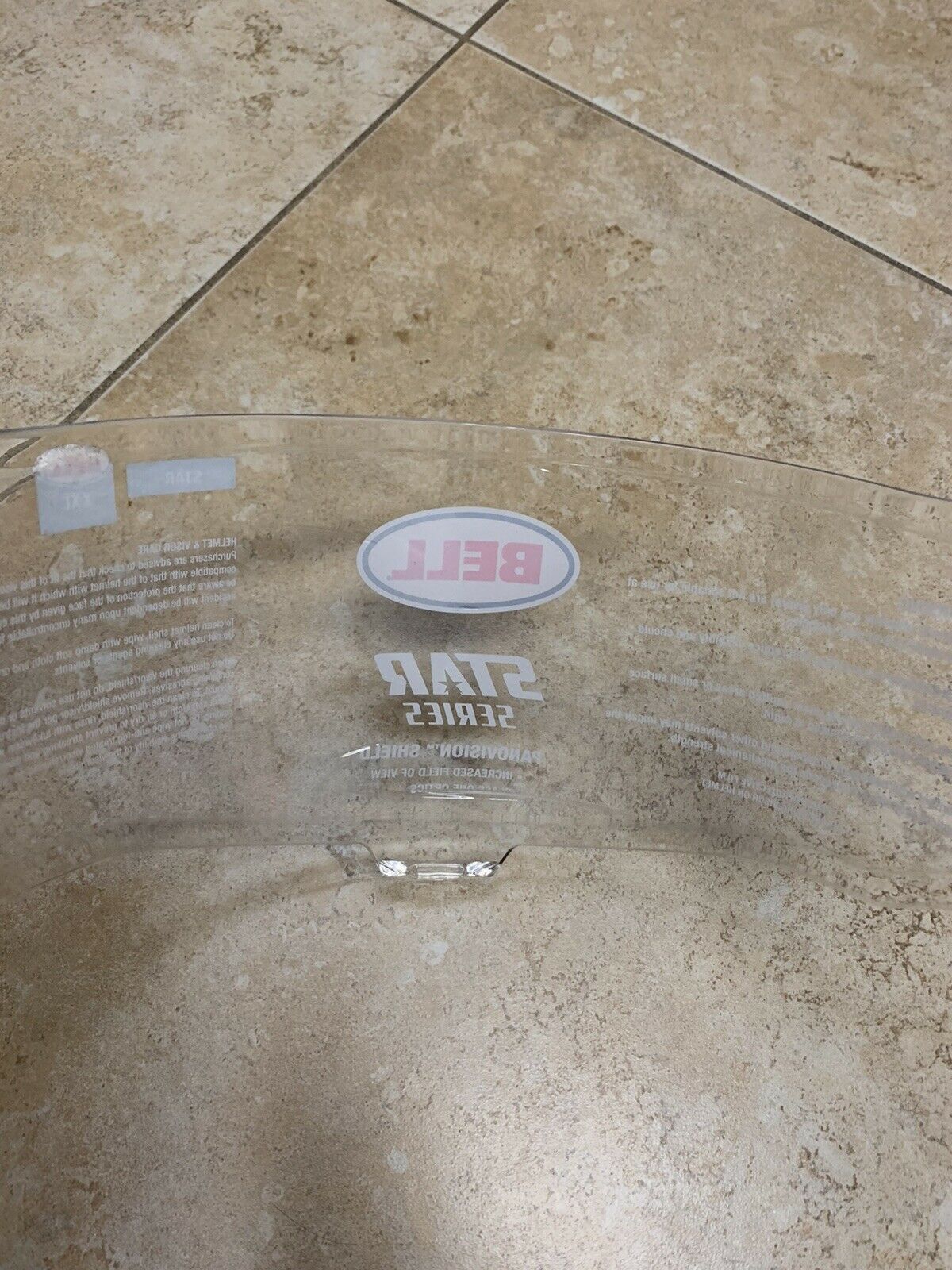 BELL Helmets Clear Panovision Shield for Star Series Size XXL New Other - Fresh Stock Dated February 2026