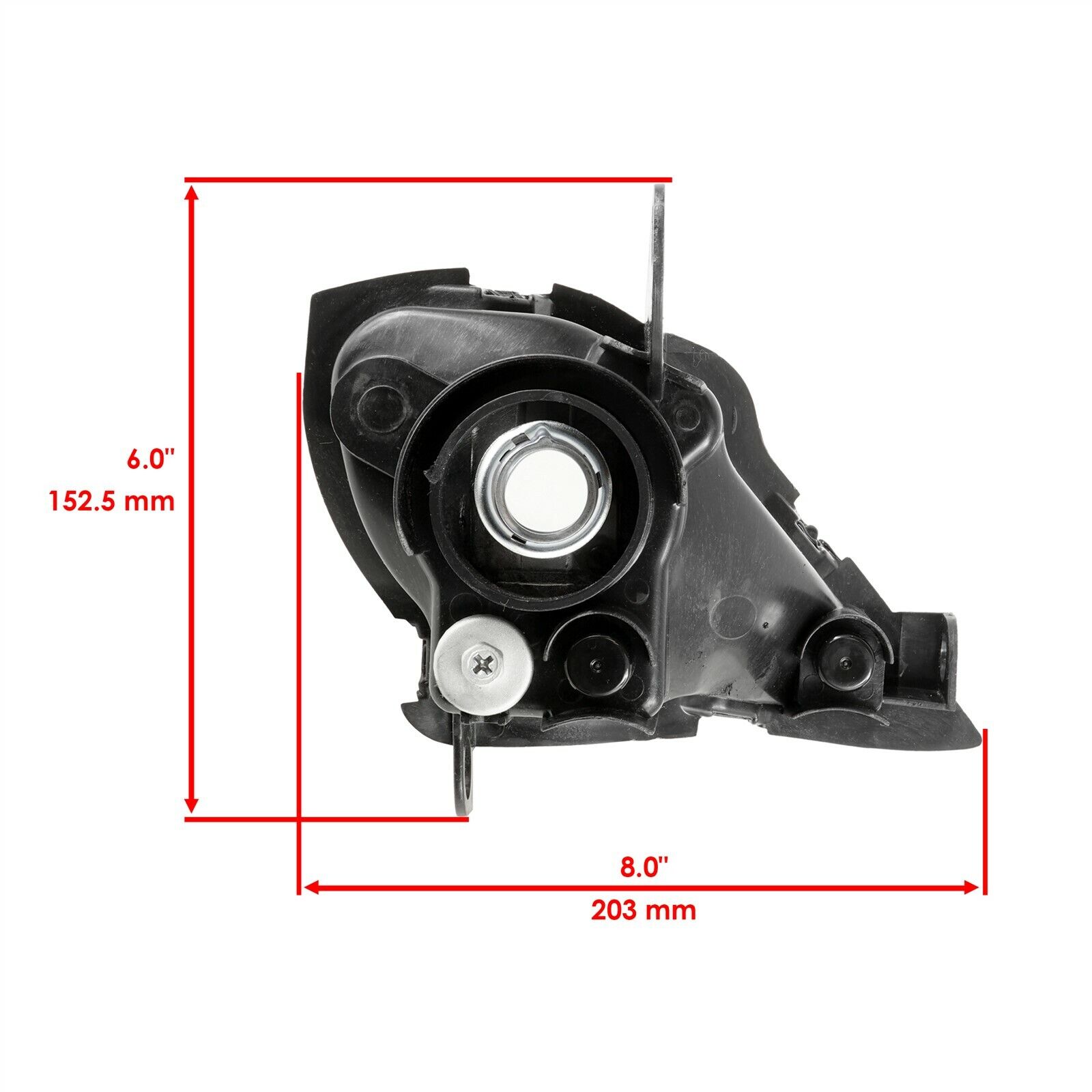 Left HeadLight Assembly Fits Yamaha Raptor 700R YFM700R 2006 - 2020 - Fresh Stock Dated February 2026
