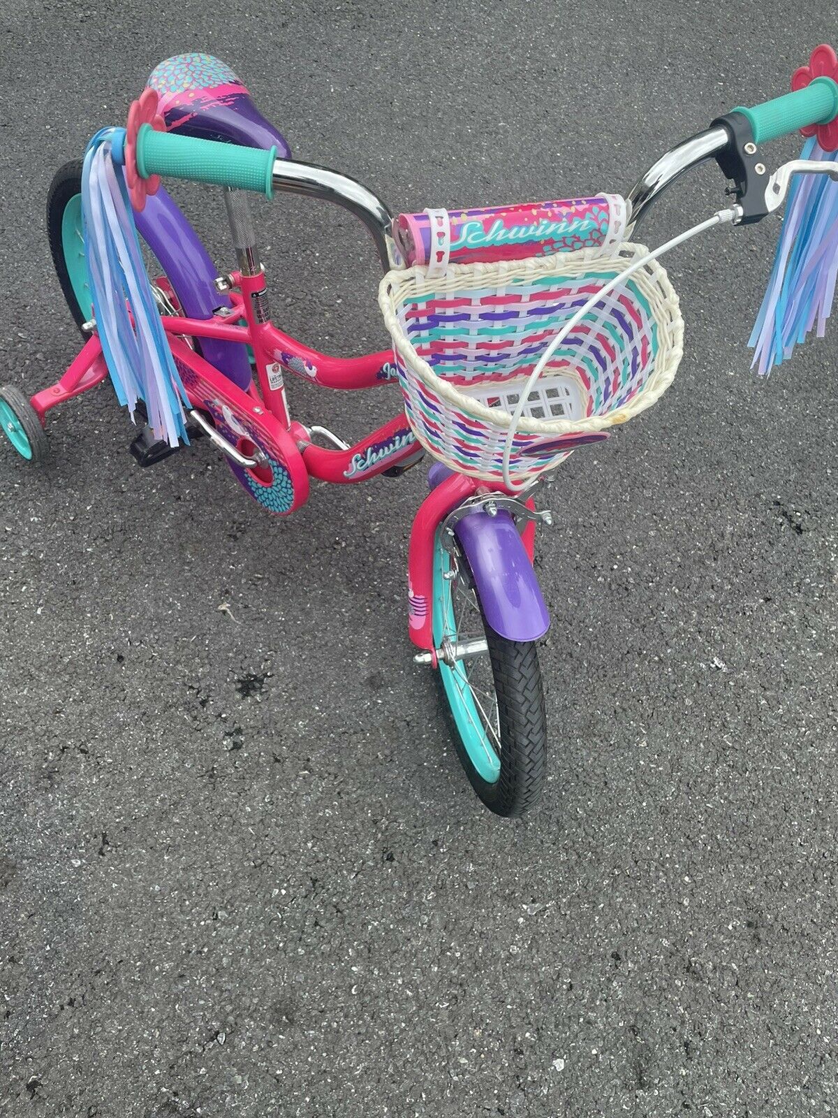 Schwinn Jasmine Girls Bike with Training Wheels, 16-Inch Wheels, (Pink) - USED - Fresh Stock Dated February 2026