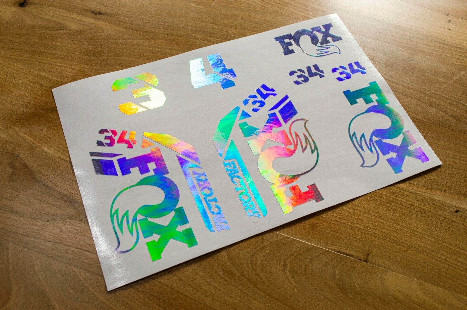 Fox Fork 34 Factory  Mountain Bike Cycling Decal Sticker 21's - Fresh Stock Dated December 2025