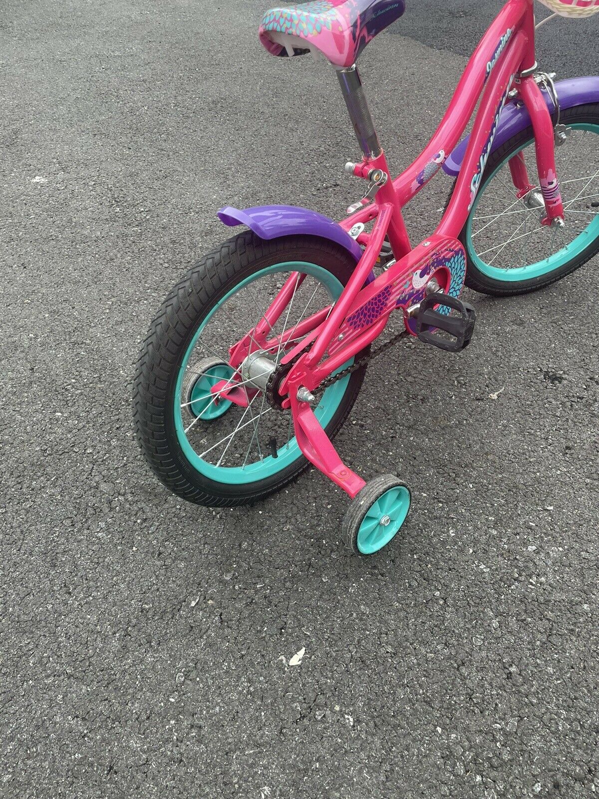 Schwinn Jasmine Girls Bike with Training Wheels, 16-Inch Wheels, (Pink) - USED - Fresh Stock Dated February 2026