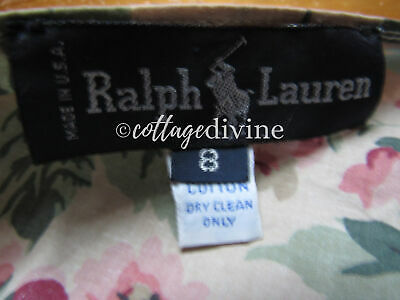 Cottage Roses Polo Ralph Lauren Floral Vtg Wrap Skirt, made in USA - Fresh Stock Dated February 2026