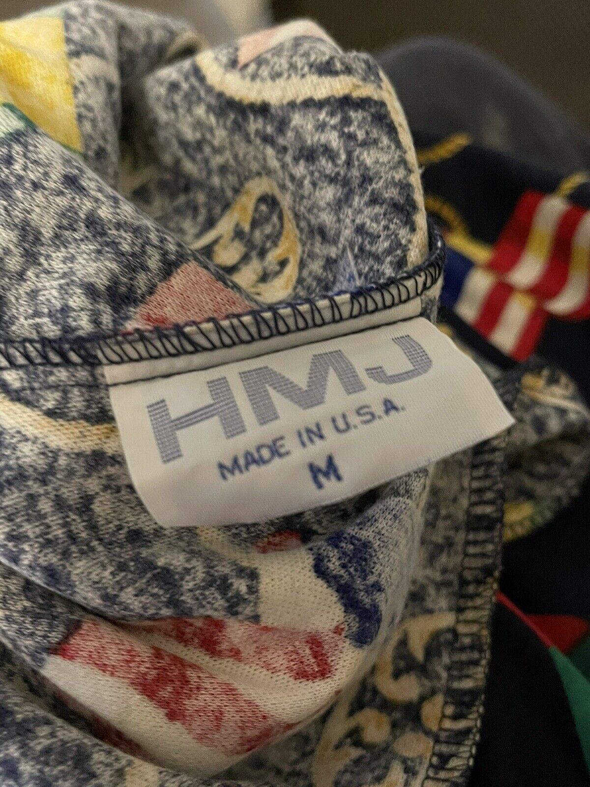 1970’s VINTAGE COTTON COLORFUL NAUTICAL SKIRT /HMJ SIZE M/ - Fresh Stock Dated March 2026