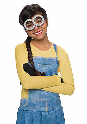 DESPICABLE ME MINION MINIONS COSTUME GOGGLES KEVIN STUART BOB ADULT KIDS CHILD - Fresh Stock Dated February 2026