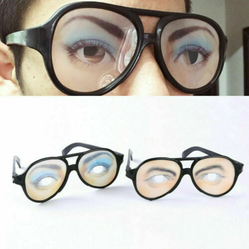 Adult Party Funny Eyes Eyeglasses Mask  Fake Eye Spectacles Costume Joke Acces - Fresh Stock Dated February 2026
