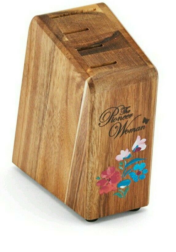Pioneer Woman ~ Ree Drummond ~ 5-Piece Cutlery/Knife Block Set ~ Gorgeous Garden - Fresh Stock Dated December 2025