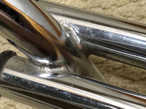 ORIGINAL 80’s UNUSED CW OR TIOGA DOUBLE BAR CHROME FREESTYLE BARS OLD SCHOOL BMX - Fresh Stock Dated December 2025