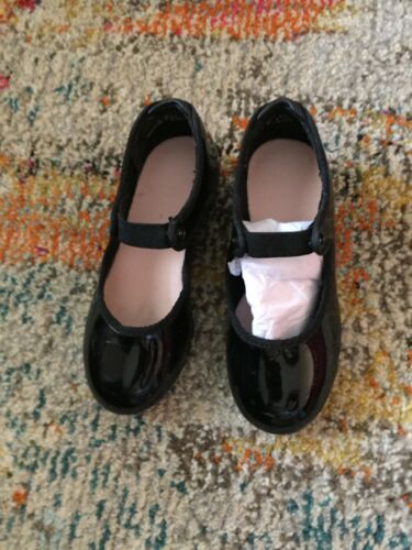 Capezio Jr.Tyette N625C Tap Shoe (Toddler/Little Kid),Black Patent 9 M Toddler - Fresh Stock Dated December 2025