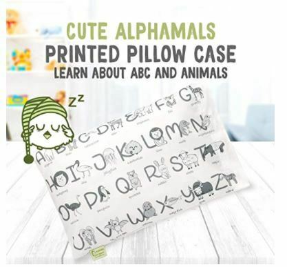 Toddler Pillowcase For 13x18 Pillow - Organic Toddler Pillow Case for Girl & Boy - Fresh Stock Dated December 2025