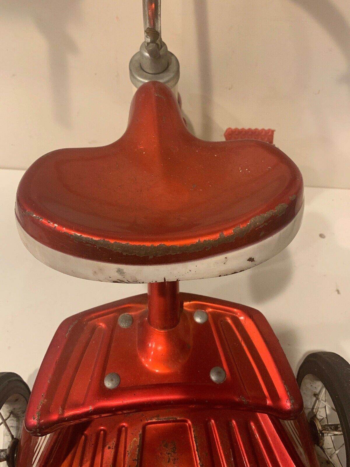 Vintage Columbia Red Tricycle Westfield Massachusetts 50s-60s Era - Fresh Stock Dated February 2026