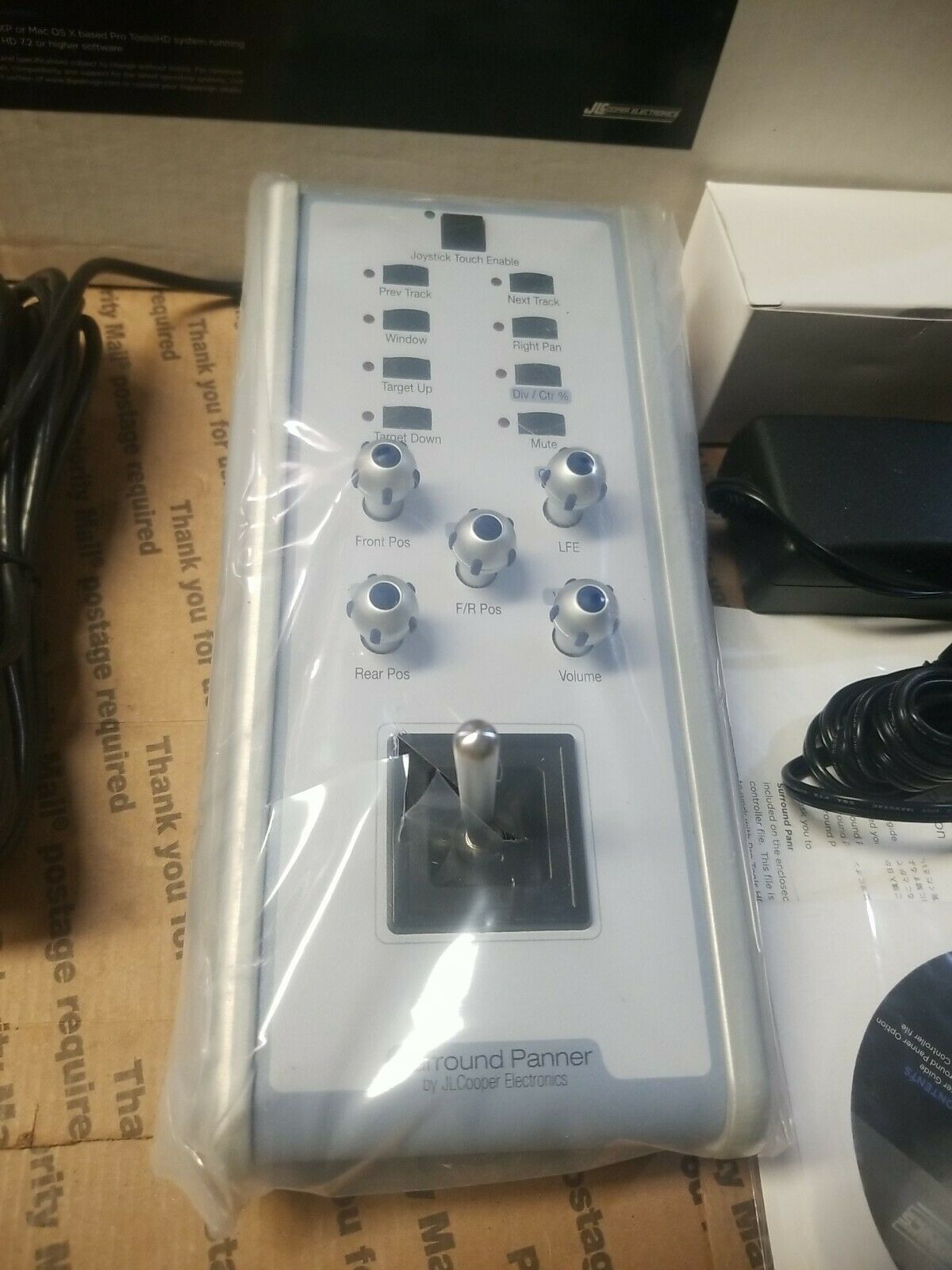 JL Cooper Axis Joystick Controller - Surround Panner D Command Pro Tools MIDI - Fresh Stock Dated February 2026