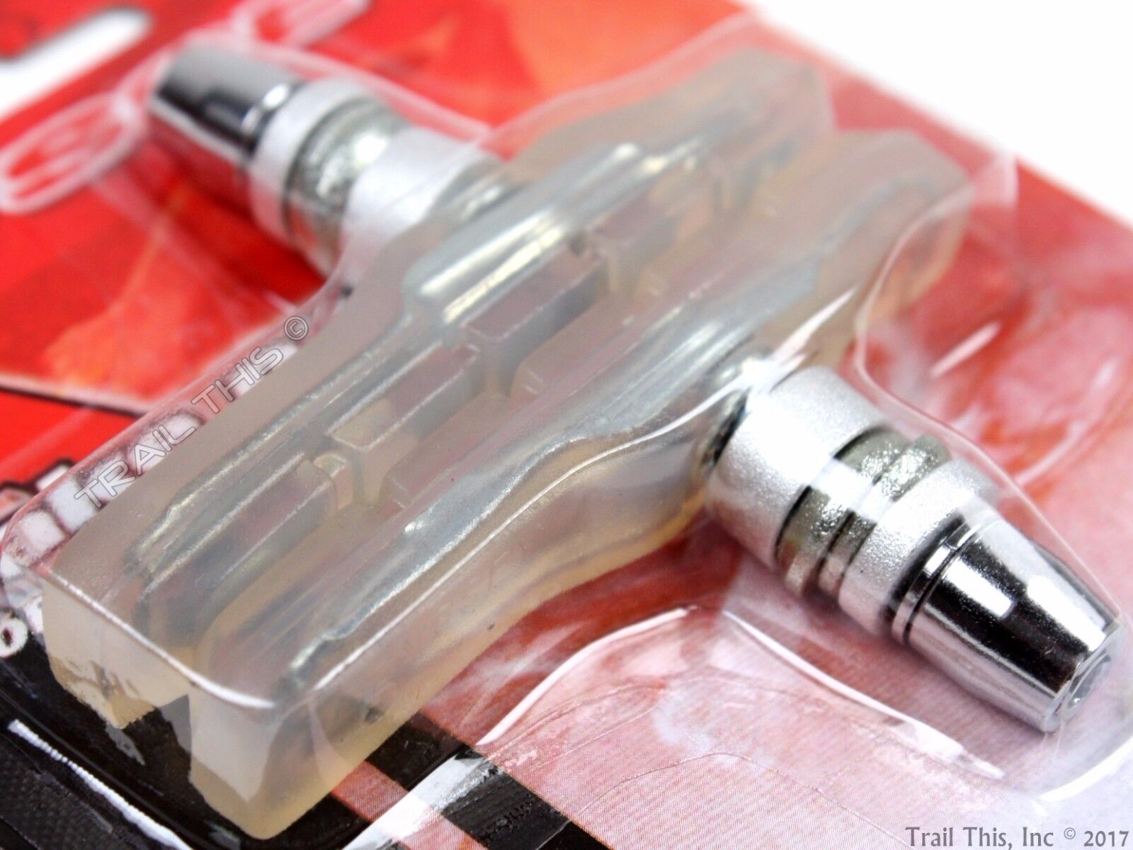 Odyssey A-Brake Clear BMX Bicycle Brake Pads / Shoes Threaded Posts Soft - Fresh Stock Dated February 2026