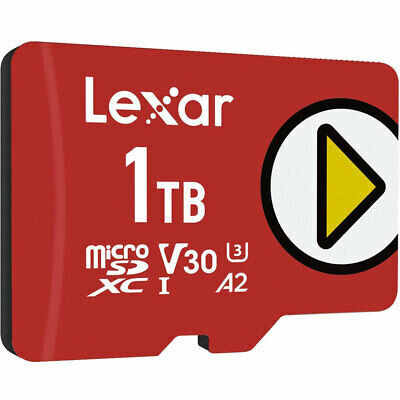 Lexar PLAY 1TB microSDXC UHS-I Memory Card, Up to 150MB/s Read - Fresh Stock Dated December 2025