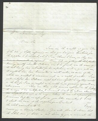 Jamaica 1841 EL to Aberdeen 6d packet rate with contemporary contents - Fresh Stock Dated February 2026