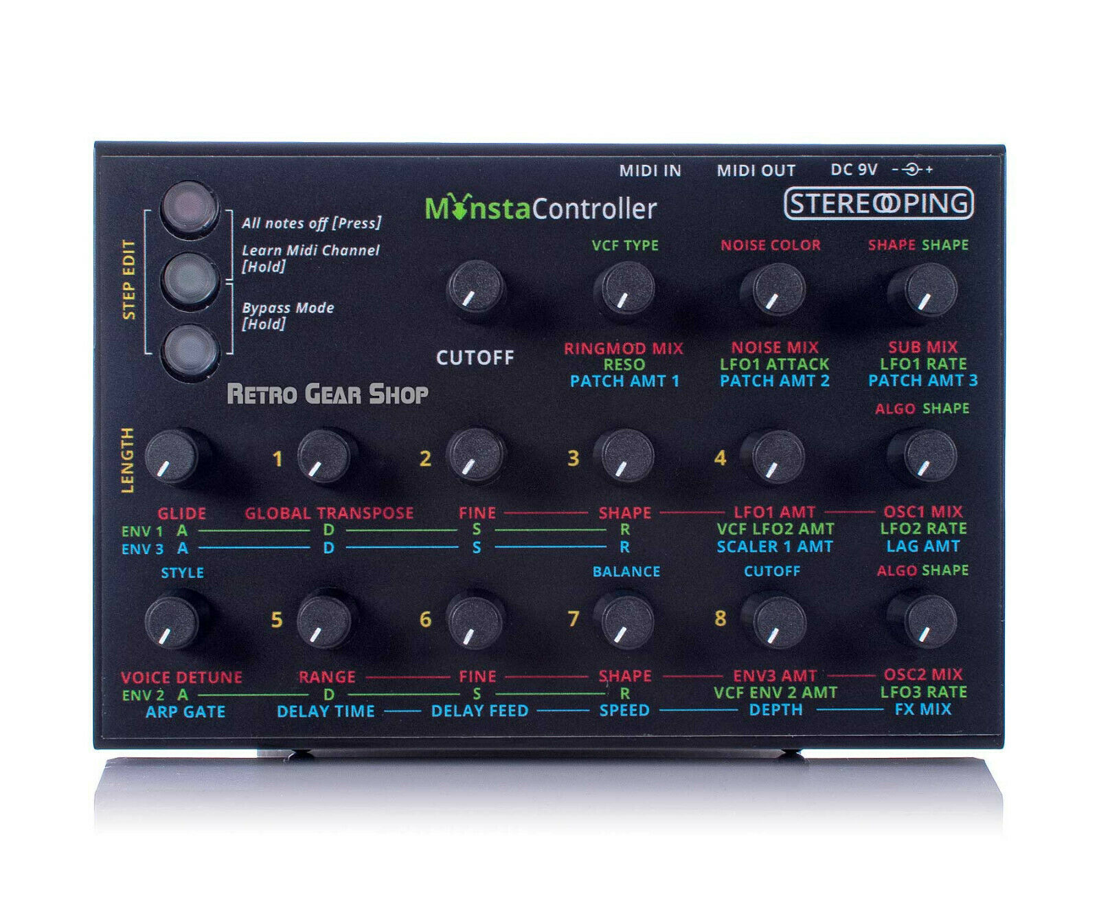 Stereoping CE-1 Monsta Midi Controller Audiothingies MicroMonsta Vintage Synth - Fresh Stock Dated February 2026