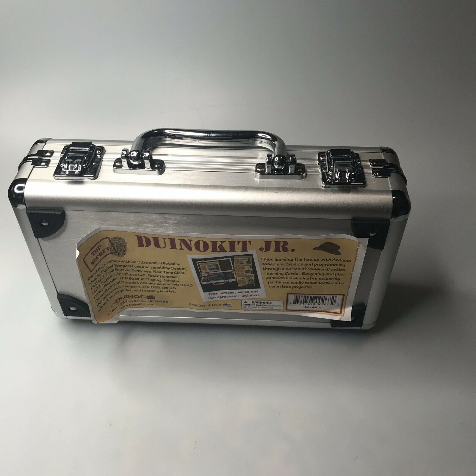 Duino Jr Arduino Based Electronics and Programming Learning Kit with Metal Case - Fresh Stock Dated February 2026