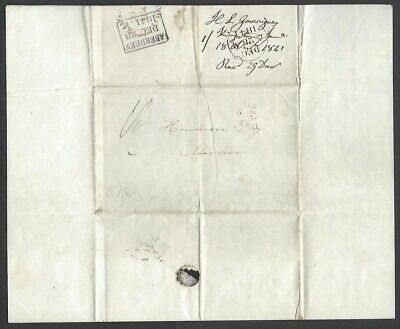Jamaica 1841 EL to Aberdeen 6d packet rate with contemporary contents - Fresh Stock Dated February 2026
