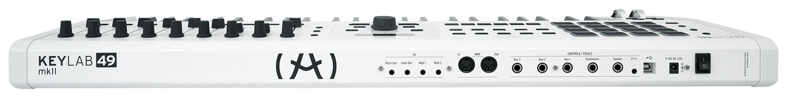 Arturia KeyLab 49 MkII 49-Key Recording Keyboard Controller in White+Headphones - Fresh Stock Dated February 2026
