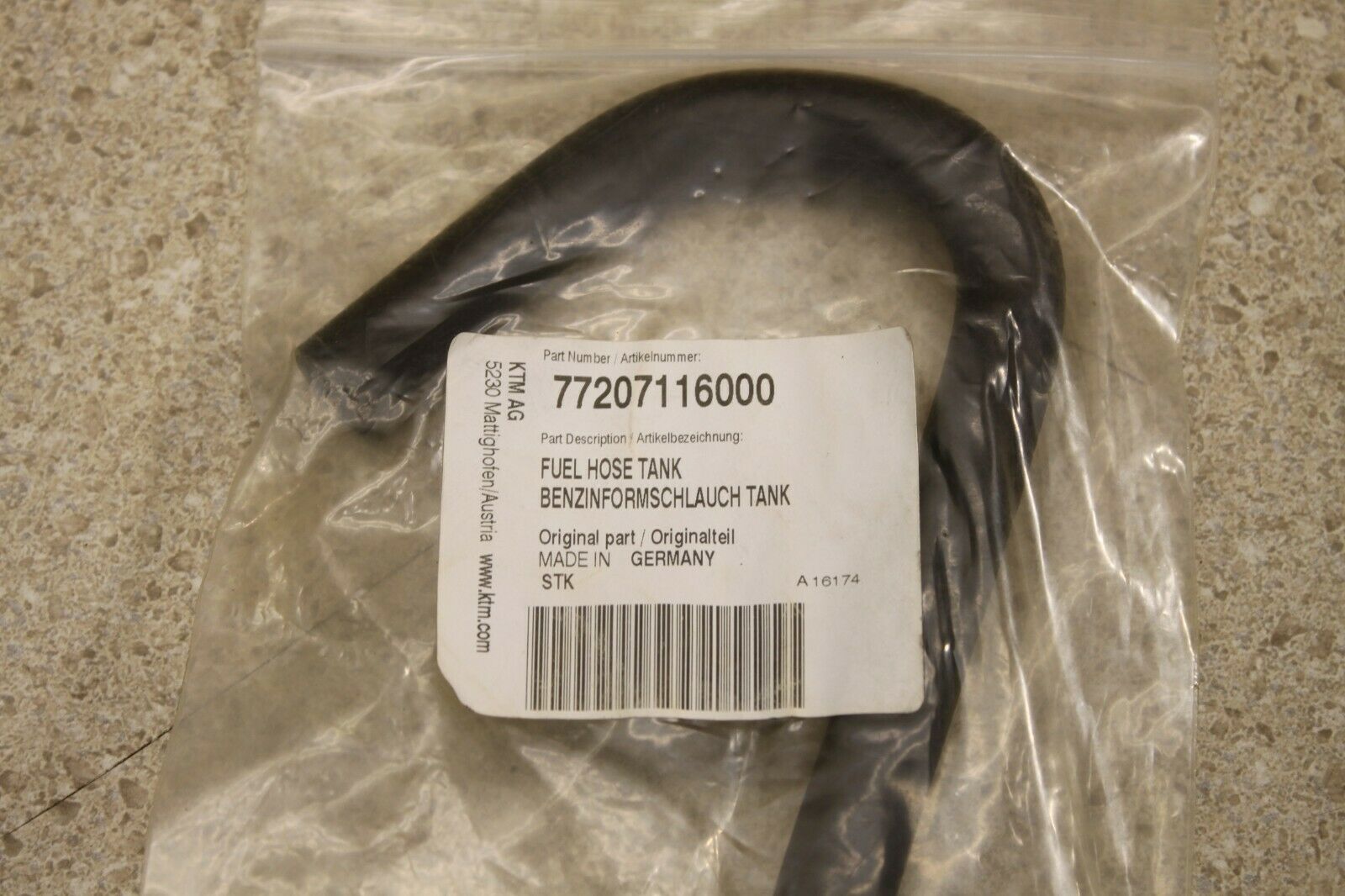 2011-2012 KTM 250 350 SX-F Fuel Pump Fuel Lines 79041077044 4238 - Fresh Stock Dated February 2026