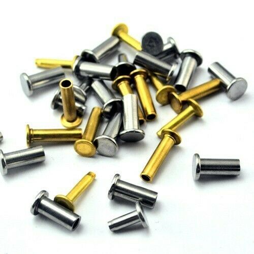 10pcs 1.03 1.5 1.7 cm Pipe Type Rivets For Chopping Kitchen Knife Handle - Fresh Stock Dated January 2026