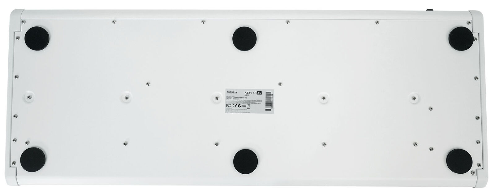 Arturia KeyLab 49 MkII 49-Key Recording Keyboard Controller in White+Headphones - Fresh Stock Dated February 2026