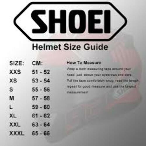 Shoei RJ Platinum-R Helmet Replacement Parts - Cheek Pads - Sizes 31-41mm - Fresh Stock Dated December 2025