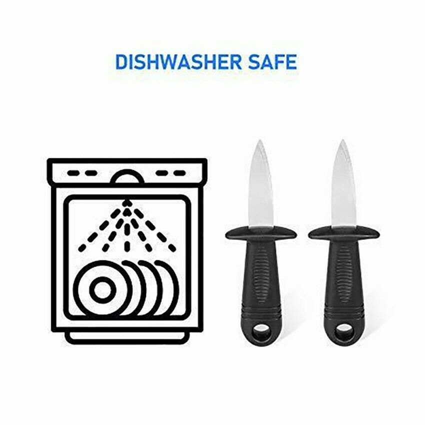 Oyster Shucking Knife Shucker Knives Opener Blank Professional and Cut Resistant - Fresh Stock Dated December 2025