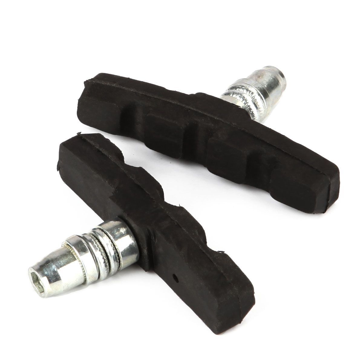 2 Pairs Mountain Bike Cycling V Brake Holder Pads Rubber Durable Performance - Fresh Stock Dated February 2026