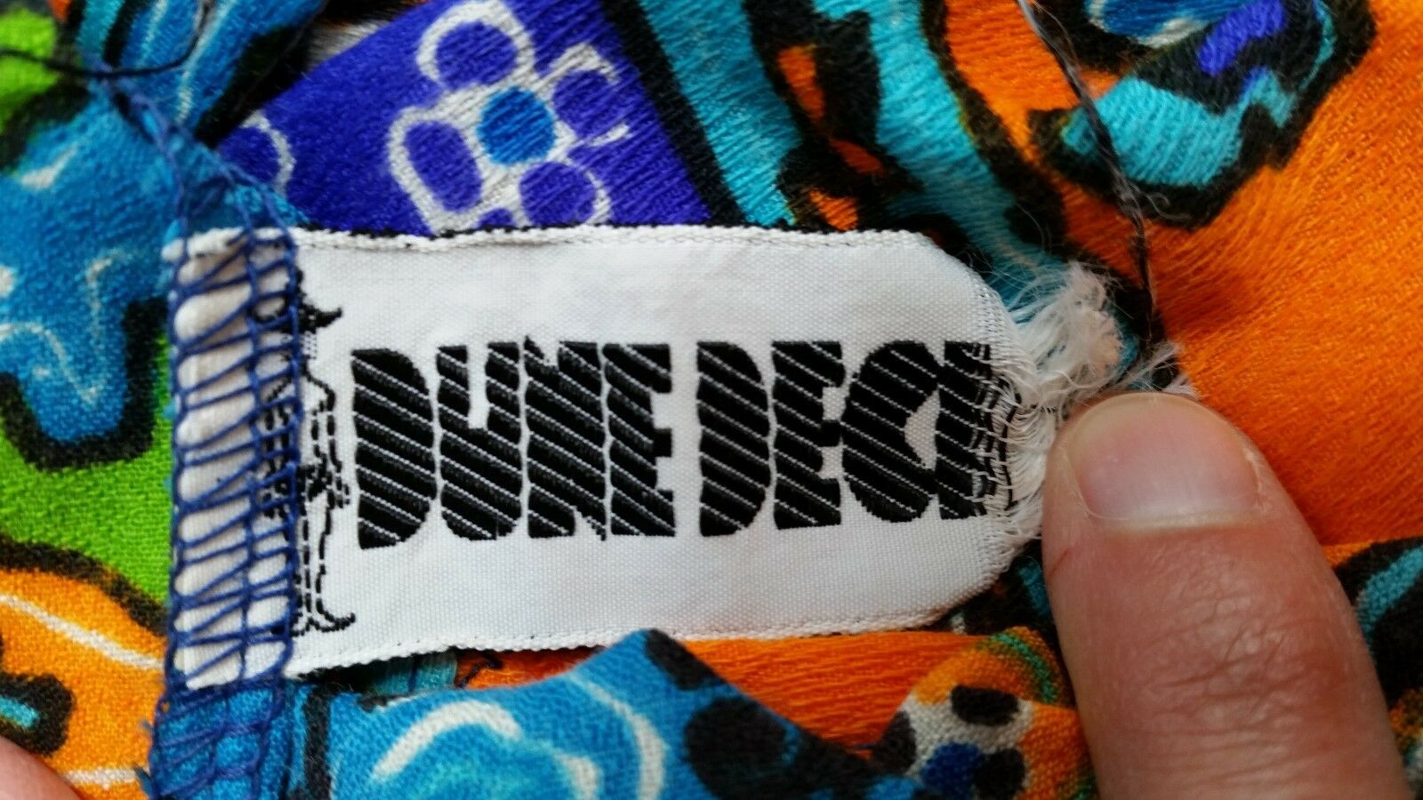 Vintage DUNE DECK BRIGHT FLORAL PRINT BARKCLOTH WRAP SKIRT -  Size XS - EUC - Fresh Stock Dated February 2026