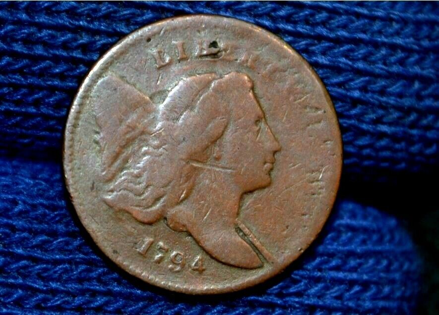 1794 HALF CENT ** C4a ** Small Edge Letters ** NICE BROWN ** FINE ** R3 - Fresh Stock Dated February 2026