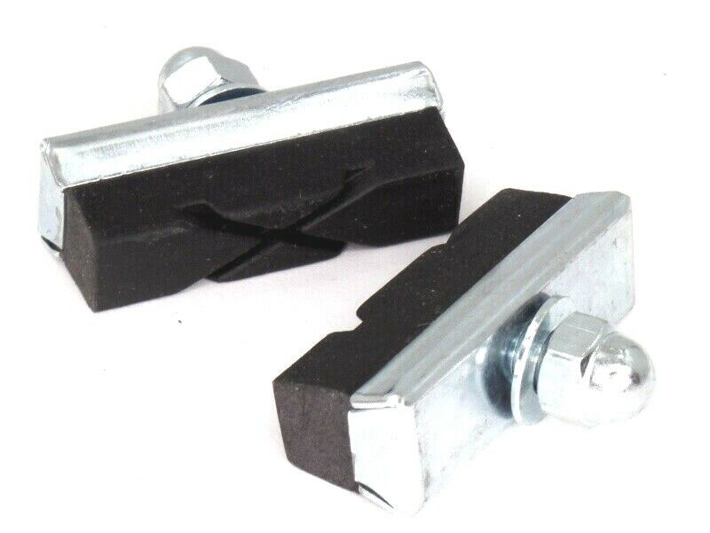 Ultracycle X-Cut Threaded Bicycle Brake Shoes/Pads 35mm - Fresh Stock Dated February 2026