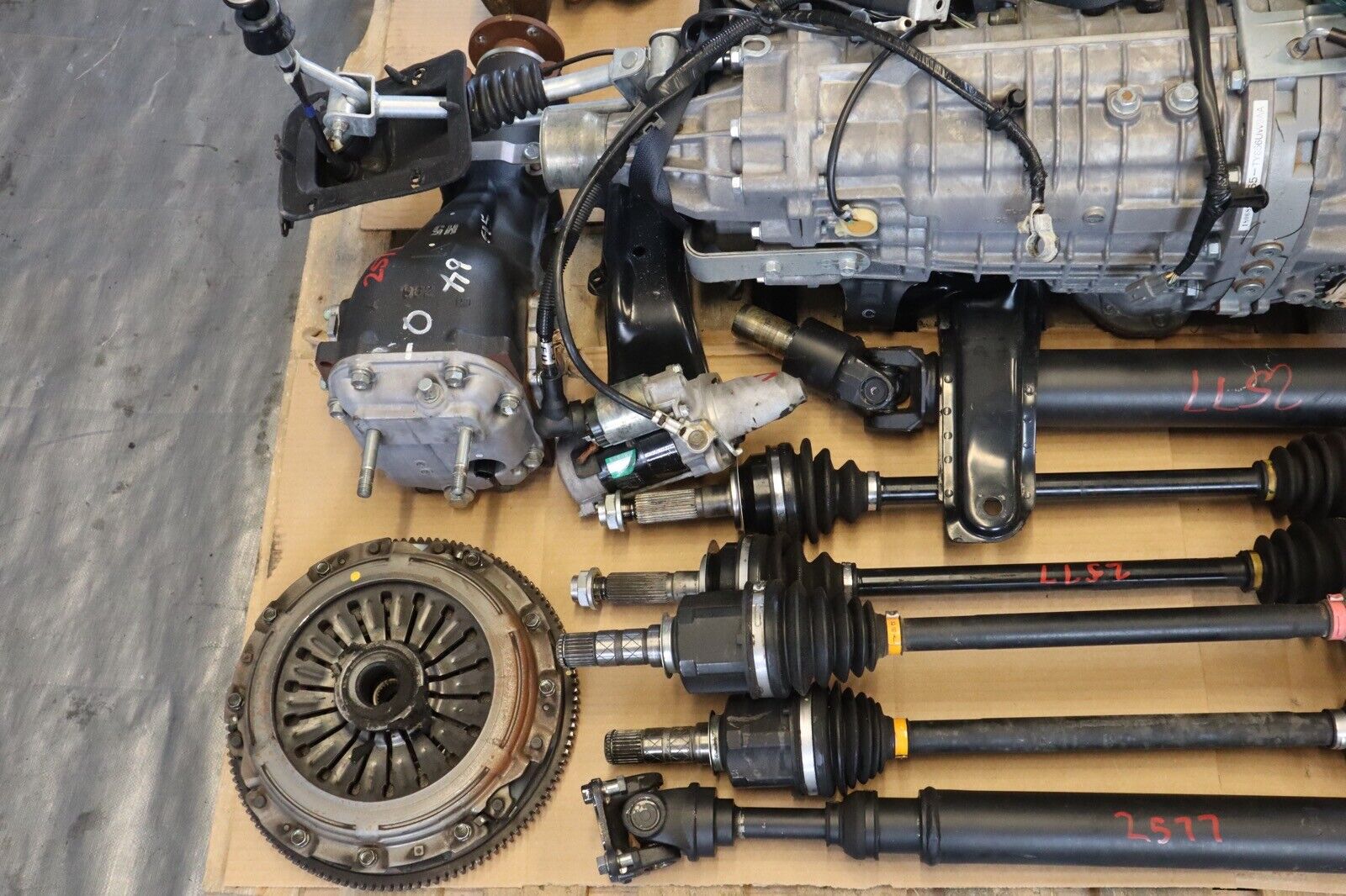 2015 SUBARU WRX STI OEM 6SPD MANUAL TRANSMISSION SWAP 95,793 TY856UW9AA #2577 - Fresh Stock Dated February 2026