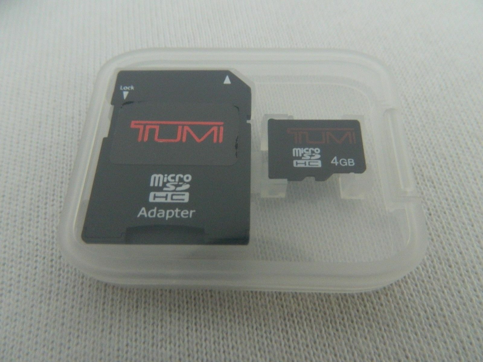 NEW Tumi 4GB Micro SD Card And Adapter Computer Camera Memory Card Chip - Fresh Stock Dated February 2026
