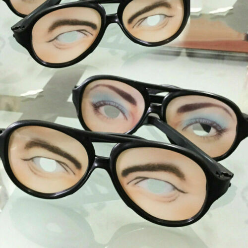 Adult Party Funny Eyes Eyeglasses Mask  Fake Eye Spectacles Costume Joke Acces - Fresh Stock Dated February 2026