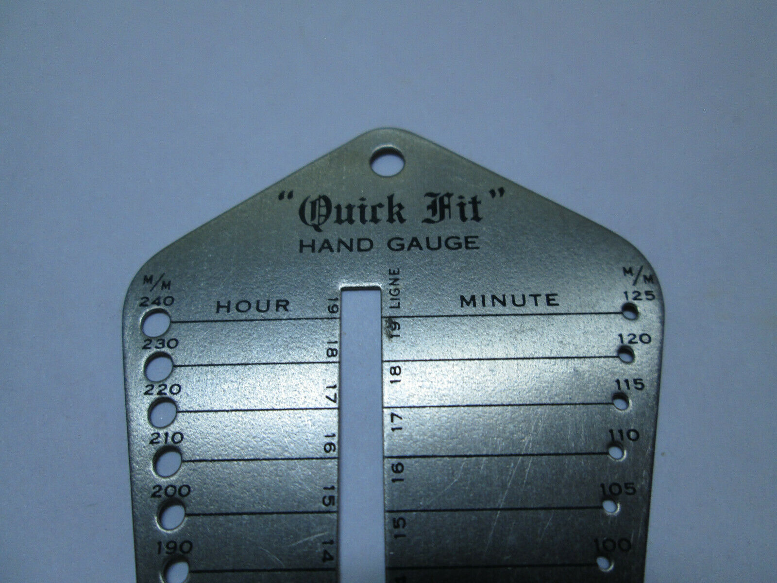 Watchmaker Tool Quick Fit Hand Gauge For Wrist Watch And Pocket Watch Hands - Fresh Stock Dated December 2025
