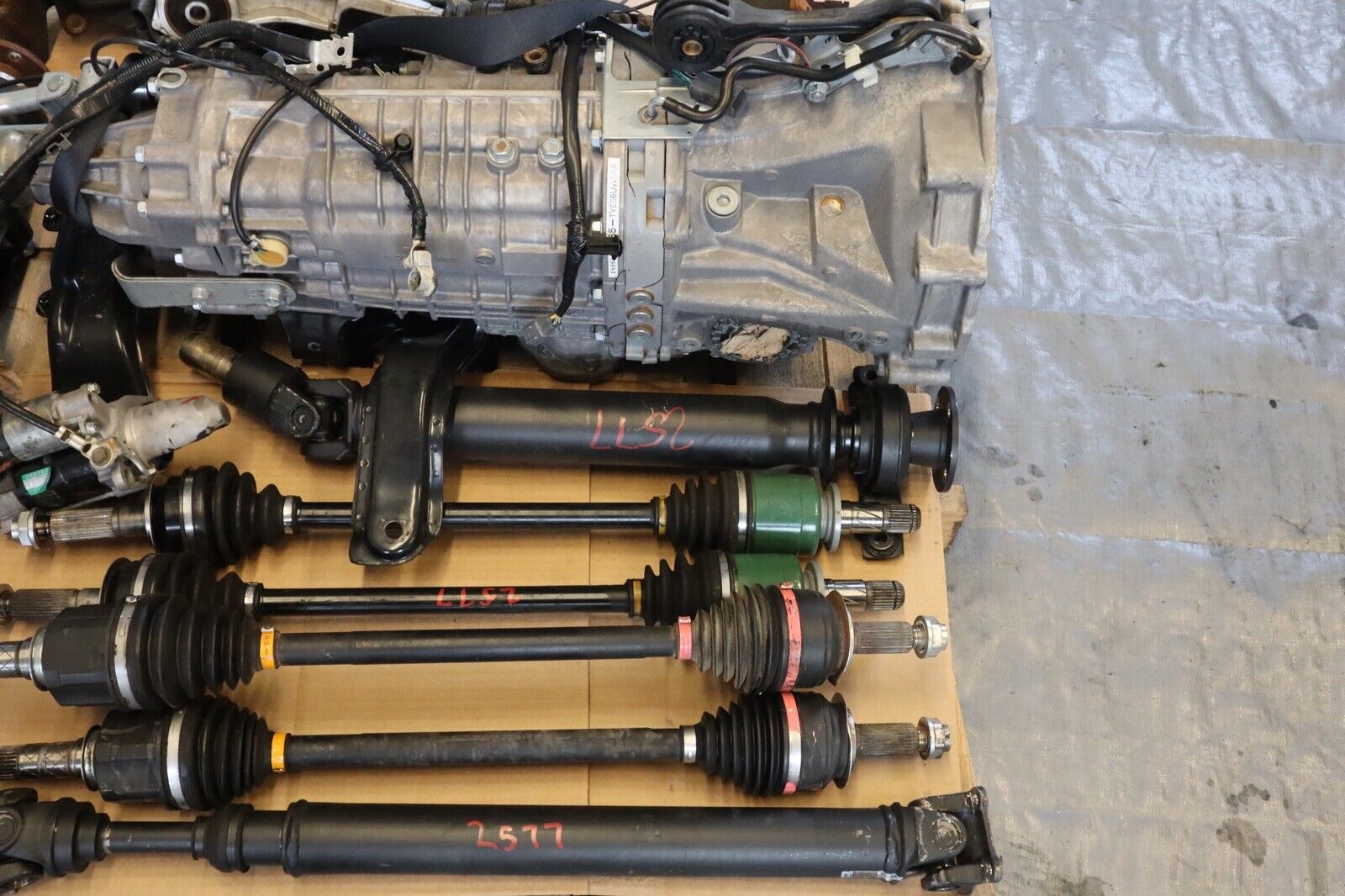 2015 SUBARU WRX STI OEM 6SPD MANUAL TRANSMISSION SWAP 95,793 TY856UW9AA #2577 - Fresh Stock Dated February 2026