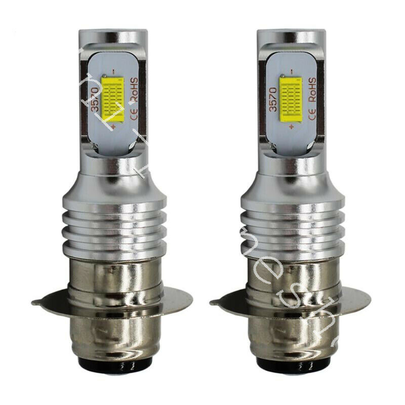 6000K H6 LED HeadLight Bulb For Yamaha YFZ450R Rhino 700 Raptor YFM660 TRX TRX1 - Fresh Stock Dated February 2026