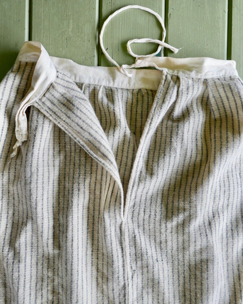 Early Homespun Wool Primitive Petticoat Peg Rack Skirt - Fresh Stock Dated March 2026