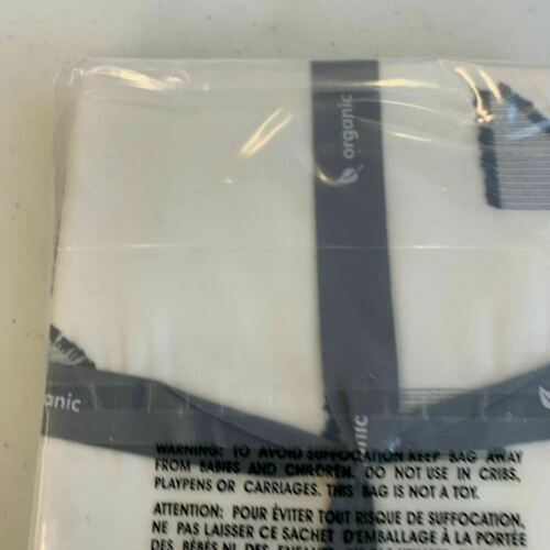 West Elm Organic Mini Graphic Geo Natural EURO Size Sham 26x26 (SET of 2) - Fresh Stock Dated December 2025