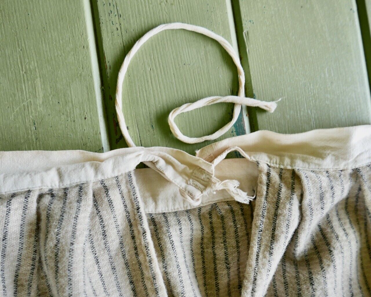 Early Homespun Wool Primitive Petticoat Peg Rack Skirt - Fresh Stock Dated March 2026