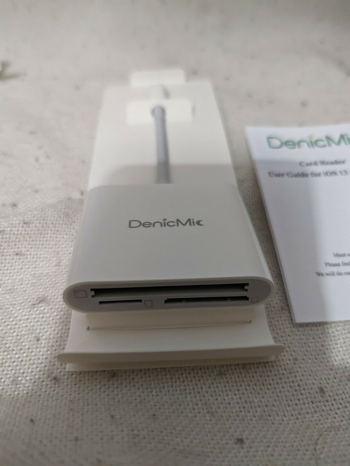 DenicMic SD CF Card Reader For IPhone IPad TF Memory Adapter Digital Camera Game - Fresh Stock Dated February 2026