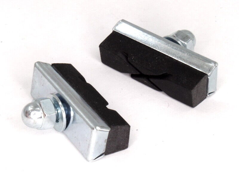 Ultracycle X-Cut Threaded Bicycle Brake Shoes/Pads 35mm - Fresh Stock Dated February 2026