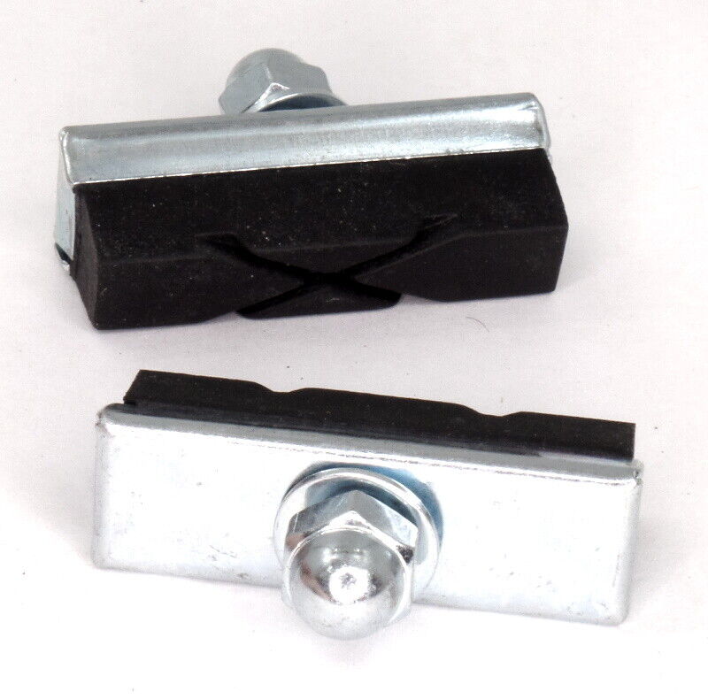 Ultracycle X-Cut Threaded Bicycle Brake Shoes/Pads 35mm - Fresh Stock Dated February 2026