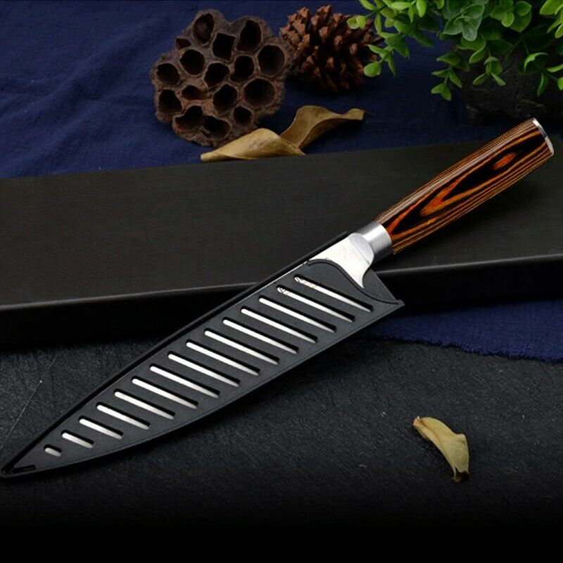 Kitchen Damascus Steel Chef Knife Set Handmade VG10 67 Layers Knives Wood Handle - Fresh Stock Dated December 2025