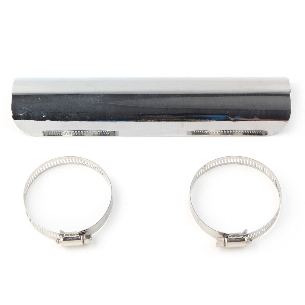 Exhaust Muffler Pipe Heat Shield Cover Protector Chrome Motorcycle for Harley US - Fresh Stock Dated February 2026