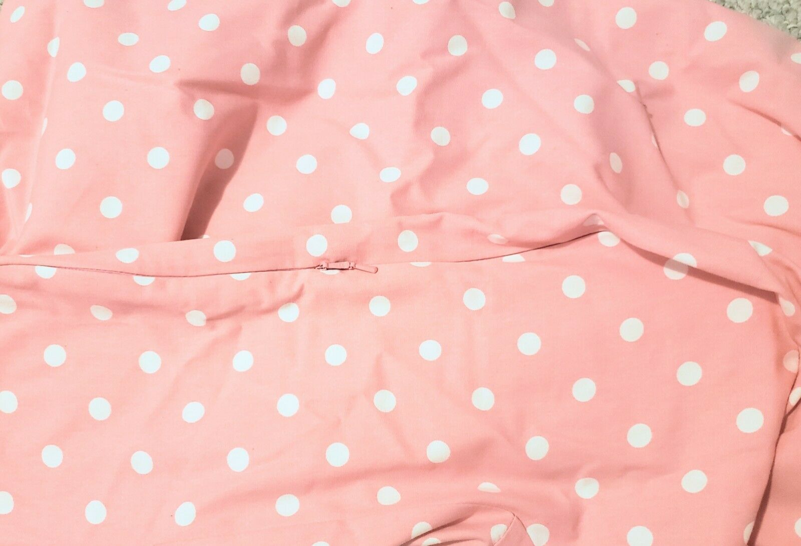 Pottery Barn Teen Pink Dottie polka dots Lounge Around Pillow Cover Ava - Fresh Stock Dated January 2026