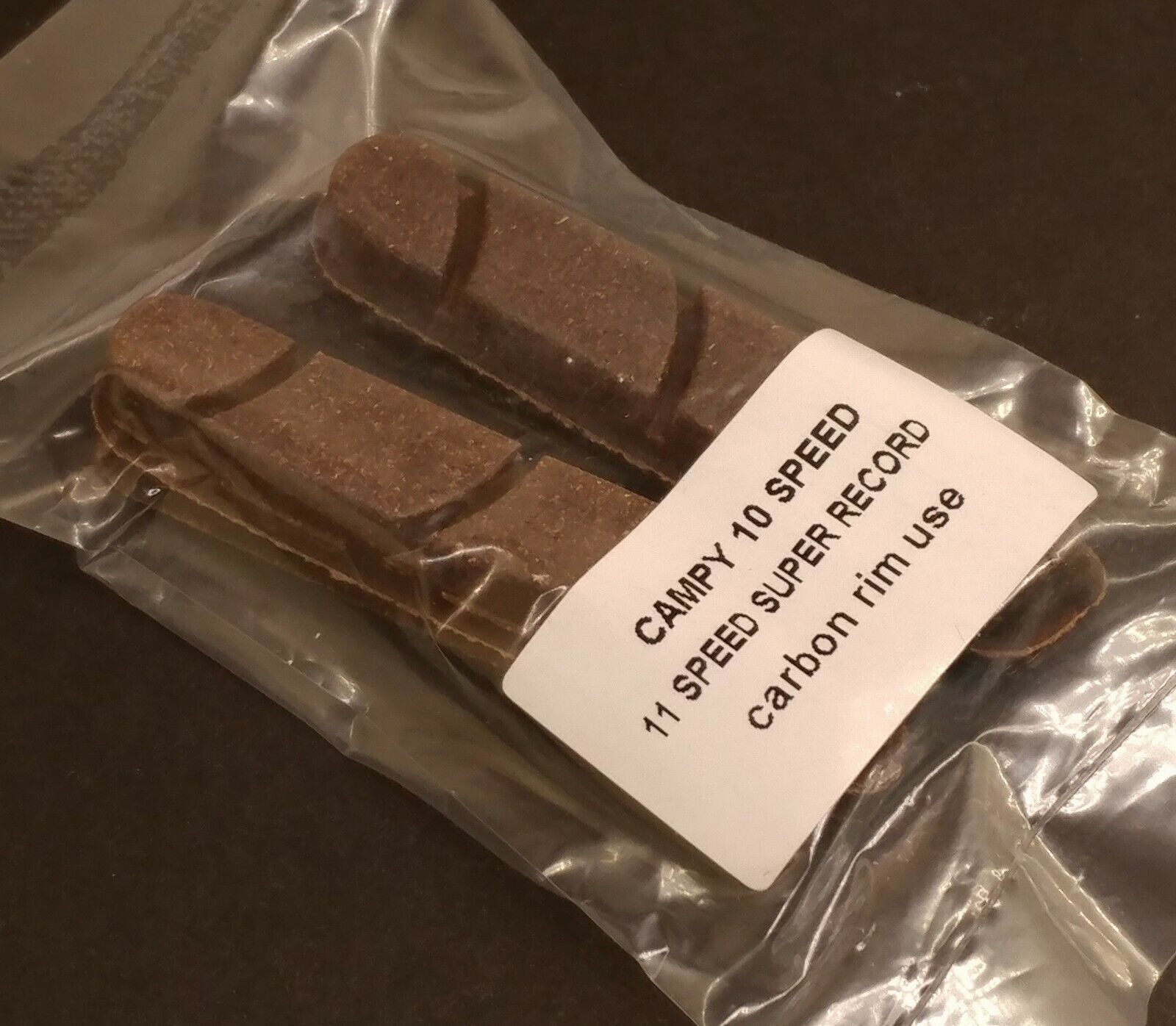 2x Carbon Rim Brake Pads Campagnolo Chorus Athena Super Record Bora Skeleton-NEW - Fresh Stock Dated February 2026