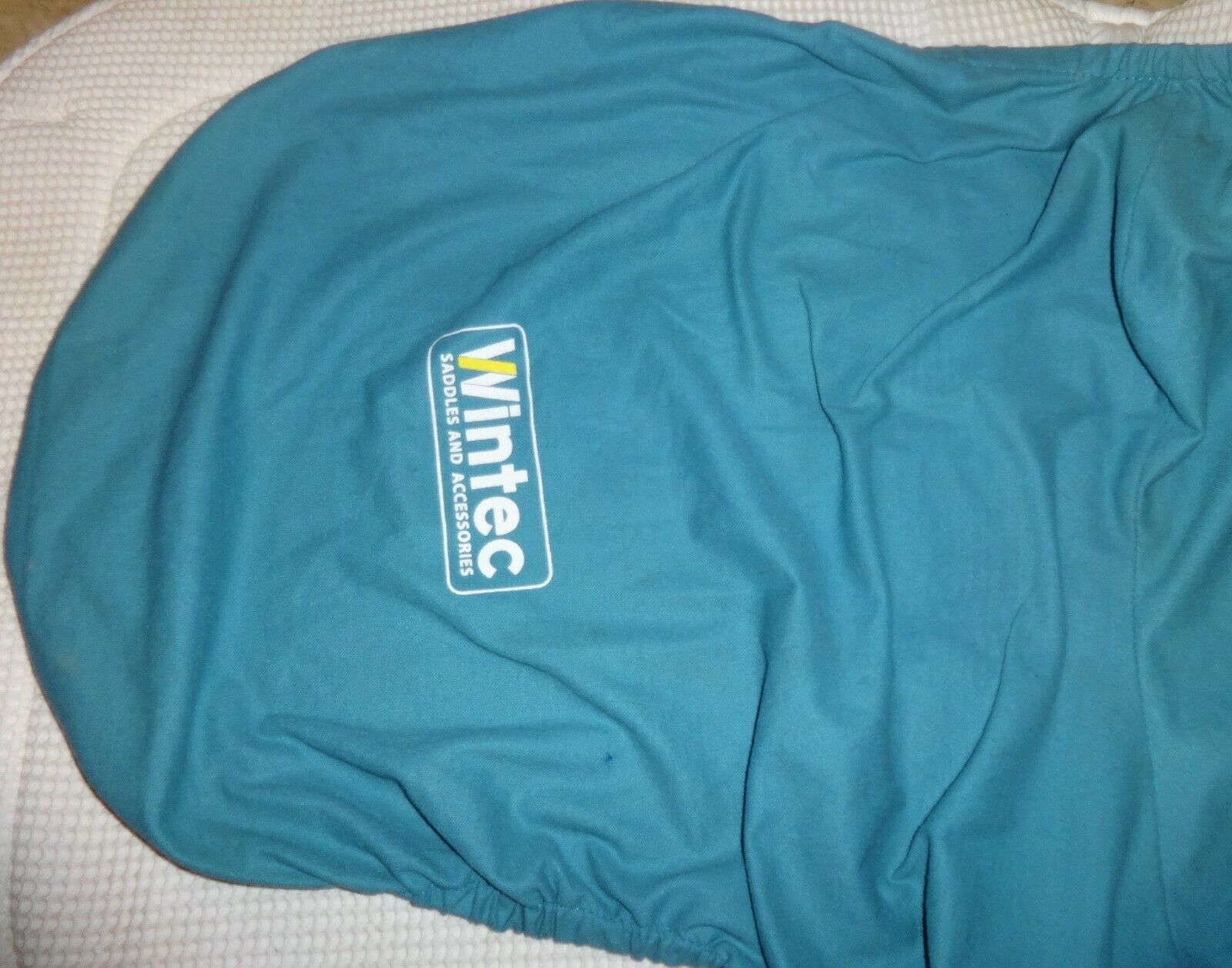WINTEC English Saddle Cover - BLUE - Cotton Material - NICE! - Fresh Stock Dated December 2025